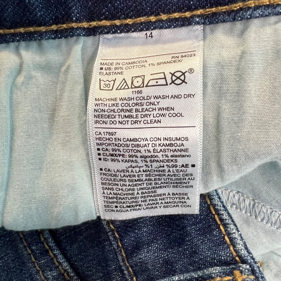 💙 EUC OLD NAVY Medium Wash Denim Skirt | Sz 14 - Picture 5 of 5